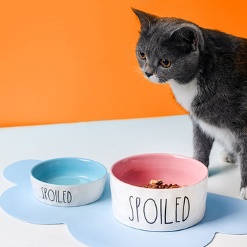 2100ml Κεραμικό μπολ μεγάλης χωρητικότητας γάτας Big Dog Food Water Feeder Pet Drink Eat Feeding Accessories Puppy Kitten Dish Bowls