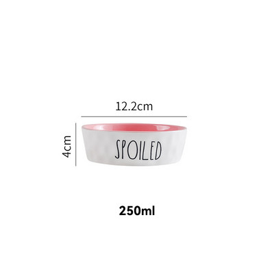 2100 ml Lielas ietilpības kaķu keramikas bļoda Liela suņu barība Ūdens barotājs mājdzīvnieku dzēriens Ēst Barošanas piederumi Kucēnu kaķēnu trauku trauki