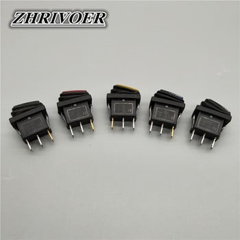 KCD1 12V/220V LED светлина Водоустойчив превключвател 3Pin 10A/250V IP67 Превключвател с бутон