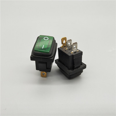 KCD1 12V/220V LED svjetlo Vodootporni preklopni prekidač 3Pin 10A/250V IP67 Prekidač s tipkama