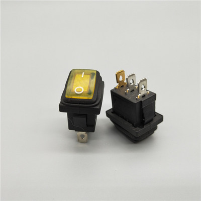 KCD1 12V/220V LED svjetlo Vodootporni preklopni prekidač 3Pin 10A/250V IP67 Prekidač s tipkama