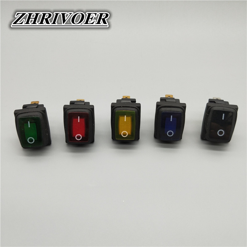 KCD1 12V/220V LED svjetlo Vodootporni preklopni prekidač 3Pin 10A/250V IP67 Prekidač s tipkama