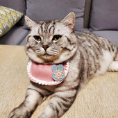 Šal za pse 2 veličine Pet Saliva Bib Pet Decor Decorative Durable Sequins Design Saliva Bib