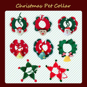 jauns jauks Ziemassvētku vecīša kaķa siekalas dvielis suņa šalle vilna mājdzīvnieku kaklasiksna Ziemassvētku dāvanu dekorēšana kucēnu aksesuāri kaķu kaklasiksna mājdzīvnieku piederumi