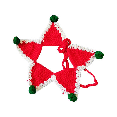 jauns jauks Ziemassvētku vecīša kaķa siekalas dvielis suņa šalle vilna mājdzīvnieku kaklasiksna Ziemassvētku dāvanu dekorēšana kucēnu aksesuāri kaķu kaklasiksna mājdzīvnieku piederumi