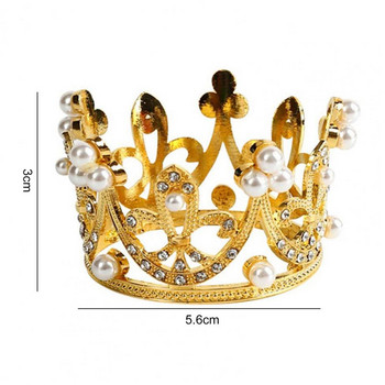 Lovely Dog Tiara Crown Κομψό μίνι κατοικίδιο τρίχωμα πριγκίπισσας για κουτάβι για γενέθλια