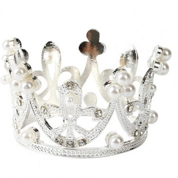 Lovely Dog Tiara Crown Κομψό μίνι κατοικίδιο τρίχωμα πριγκίπισσας για κουτάβι για γενέθλια