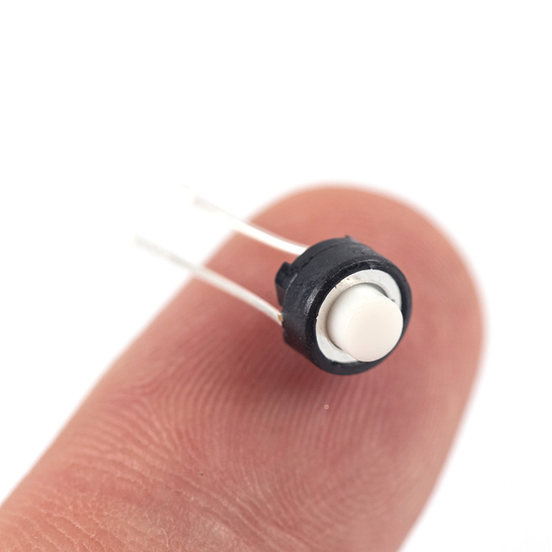 50 kom Taktilni prekidač bijeli crni dodirni prekidač 6*6*4.3 mm/6*6*5 mm DIP taktilni mikro prekidač