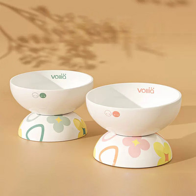 Keramička posuda za mačke Povišena hrana za kućne ljubimce Hranilice za vodu Mali psi Piće Pribor za jelo Mačke Pribor za hranjenje uzgojenih štenaca