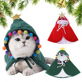 Lemmikmantel Ümarkaelus Pingutusnöör Kõrge elastsusega Soft Star Decor Cosplay Parandab õhkkonda Jõulud Kutsikad Kassid Mantel Lemmikloomarõivad