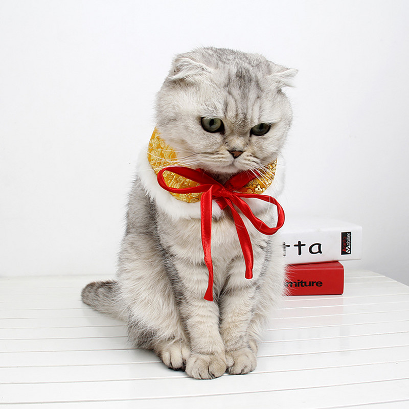 Lemmiklooma kaelarihm Hiina stiilis reguleeritav koera kikilips lemmiklooma sall aastavahetuseks Hiina kevadfestivali lemmikloomatarbed rõivamanused