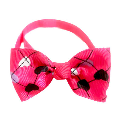 1PC Božićno srce Mačka Ogrlica za pse Blagdanska mačka Pas Leptir mašna Podesiva traka za vrat Mačka Dodaci za njegu pasa Ogrlica za štene