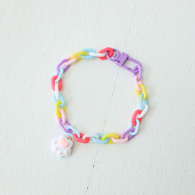 Pas bombone boje mačje šape, zvono, privjesak, ogrlica, sigurnosna ogrlica za mačke, podesiv opseg vrata protiv gušenja, pribor za kućne ljubimce