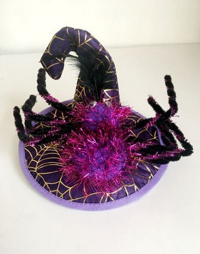 2018. Novi dolazak Šešir za mačku za kućne ljubimce Kape za kućne ljubimce Kape za kućne ljubimce Bundeva Pauk Vještičji šešir za životinje Kostim za kućne ljubimce Dekoracija za Noć vještica Odjeća za mačke Dekoracija kapa