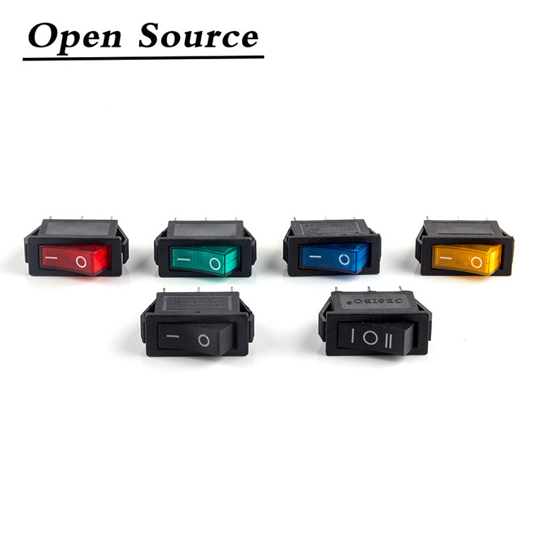 KCD3 preklopni prekidač ON-OFF 2 položaja 3 Pin električna oprema sa prekidačem za svjetlo 16A 250VAC/ 20A 125VAC 35mm*31mm*14mm