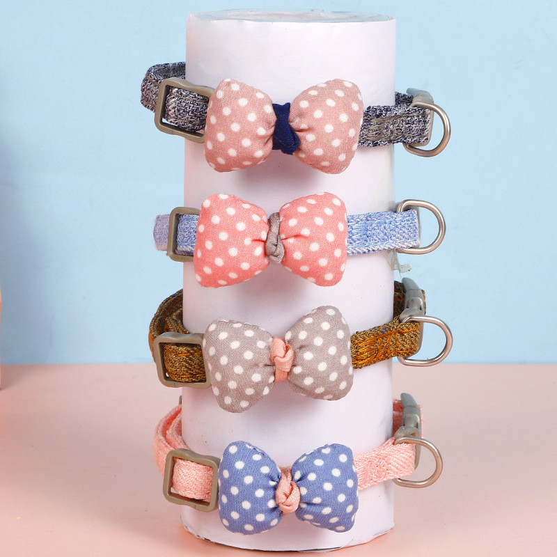 Punktveida mājdzīvnieku kaklasiksna Kokvilnas kaķa suns tauriņa karikatūra kaķu kaklarota kaklasiksna kaķēns kucēns foto dekorēšana mājdzīvnieku aksesuāri