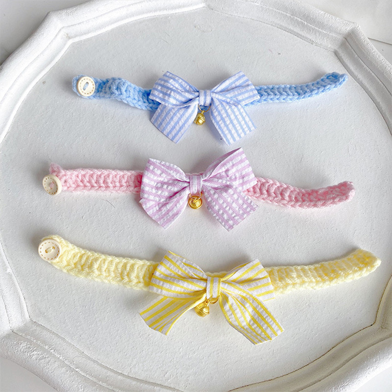 Mājdzīvnieku adīšana Krūšturis Jauki kaķa loka apkakle Matu dekorēšana Suņu siekalu dvieļu fotografēšana Rekvizīti Mājdzīvnieku piederumi Rotaļlietas Dāvanas