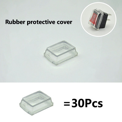 30 komada Prekidač s gumbom u kutiji 10x15mm spst 2pin 3a 250v kcd11 preklopni prekidač za uključivanje/isključivanje 10mm * 15mm crno crveno i bijelo