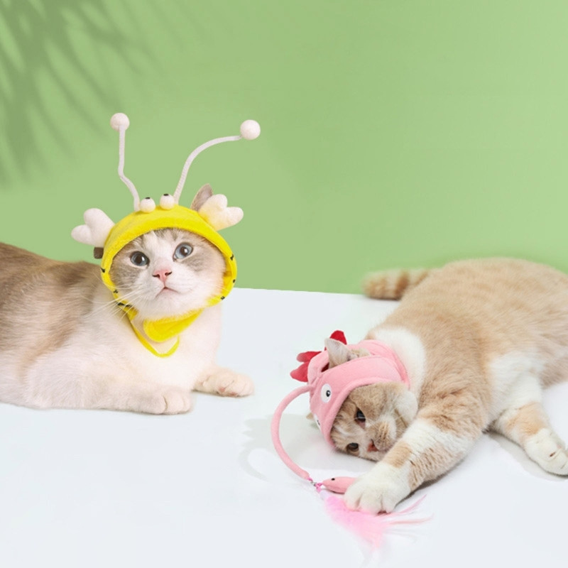 Božićni šešir za kućne ljubimce Šešir slatkog oblika za odijevanje pasa Lijepa jesensko-zimska odjeća Dodaci za kućne ljubimce