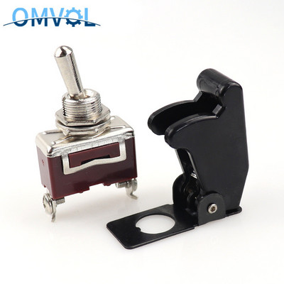 1PC 12mm ON-OFF prekidač sa zaštitnim poklopcem