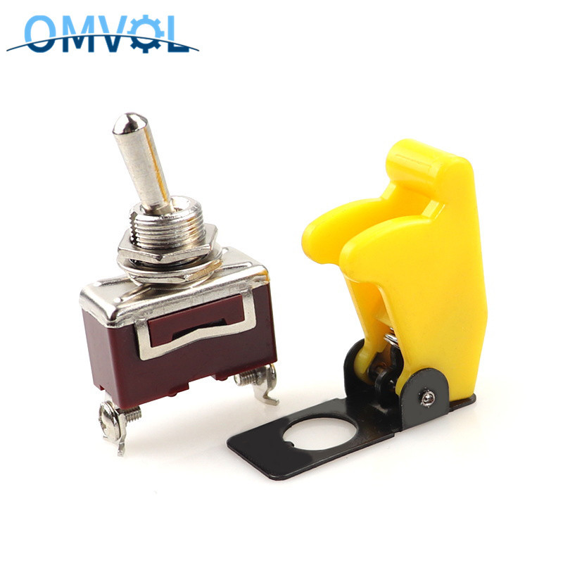 1PC 12mm ON-OFF prekidač sa zaštitnim poklopcem