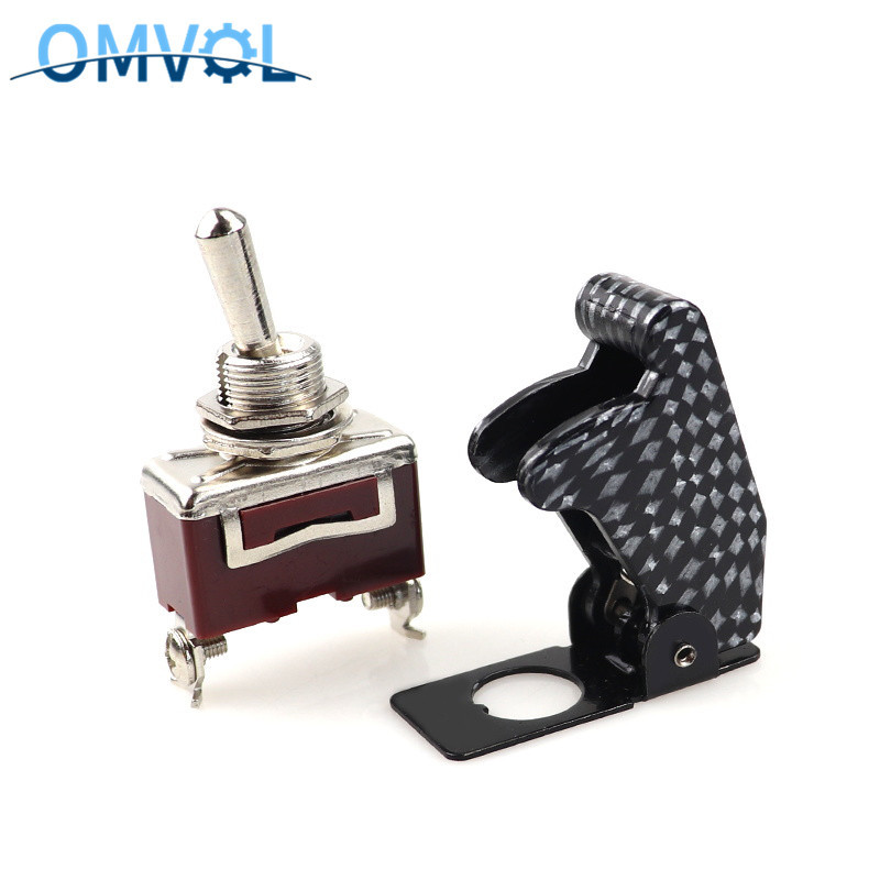 1PC 12mm ON-OFF prekidač sa zaštitnim poklopcem