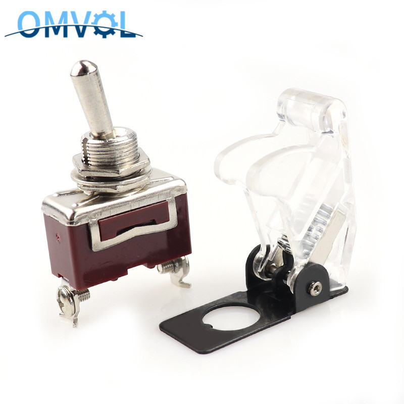 1PC 12mm ON-OFF prekidač sa zaštitnim poklopcem