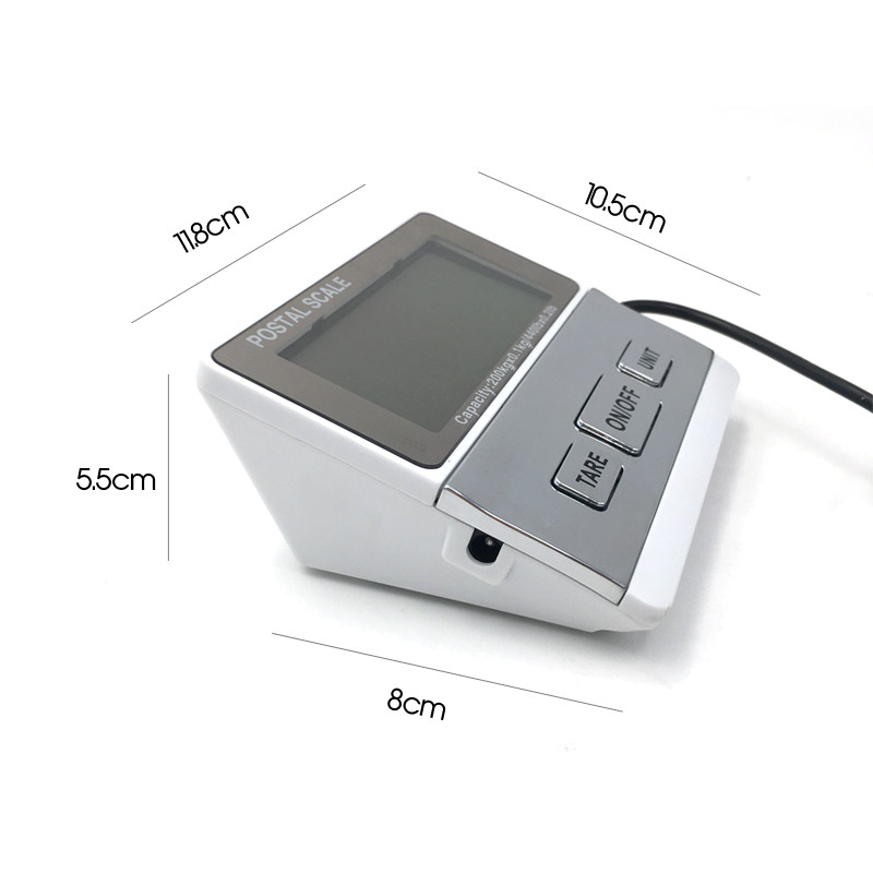 BECBI digitalna poštanska vaga za vaganje prtljage od 200 kg, stolna vaga, UPS USPS poštanska vaga za otpremu