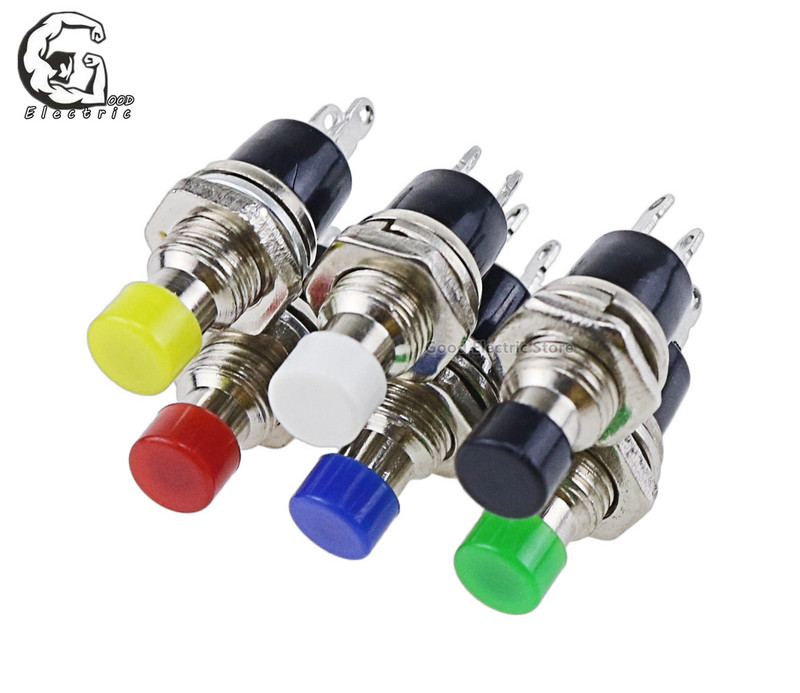 10kom/5kom PBS-110 Mini trenutni prekidač s tipkama za model željeznice hobi 7mm pakiranje uključi-isključi