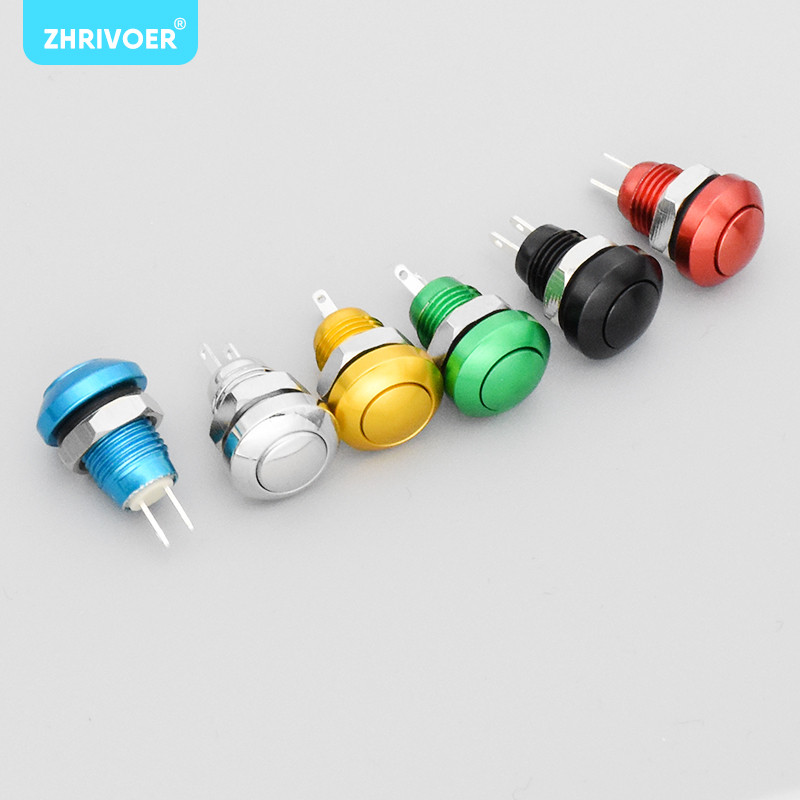 1 kom 8 mm trenutna metalna truba zvono na vratima Prekidač s gumbom Vodootporan Automatski motor PC Power Start Starter