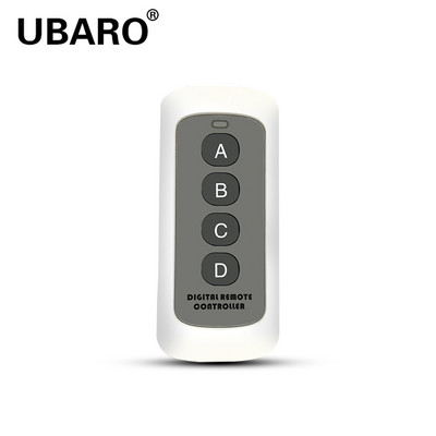 UBARO EU juhtmevaba kaugjuhtimispuldi lüliti must luksuslik kristallklaaspaneel Smart Home seinavalgusti LED indikaatori andur 1/2/3 Gang