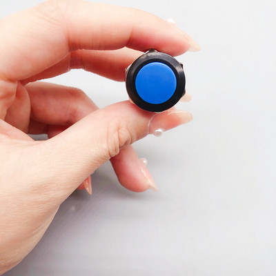 1/6 KOM, R13-507, trenutno, 2 pina, mini okrugli prekidač s gumbom, samoresetiranje, električna oprema, 16 mm otvor na ploči, 3 A 250 VAC/6 A 125 VAC