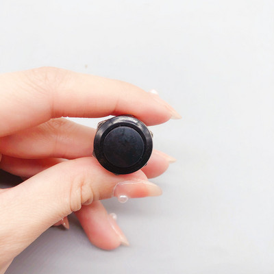 1/6 KOM, R13-507, trenutno, 2 pina, mini okrugli prekidač s gumbom, samoresetiranje, električna oprema, 16 mm otvor na ploči, 3 A 250 VAC/6 A 125 VAC