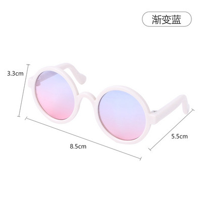 Brilles Suņu rotaļu personība Smieklīgi Helovīna aksesuāri Plastmasas caurspīdīgas kaķu brilles