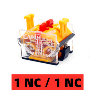 1tk LA38-11BN, ümmargune toitelüliti, hetkeline/lukustamine, elektriseadmed, 10A440VAC, EI/NC, käivitus ja seiskamine, kontaktid, valgus puudub