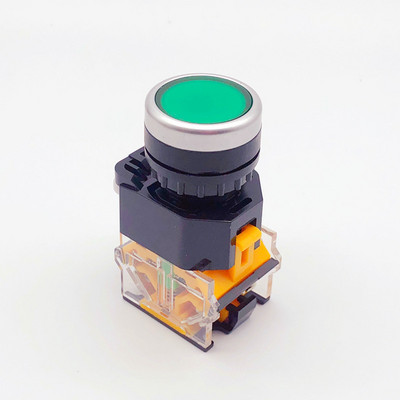 1tk LA38-11BN, ümmargune toitelüliti, hetkeline/lukustamine, elektriseadmed, 10A440VAC, EI/NC, käivitus ja seiskamine, kontaktid, valgus puudub