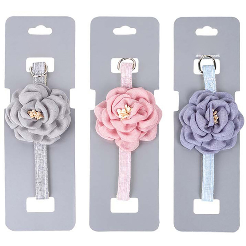 Kassi kaelarihm lõng lilledega kaunistus koera kaelarihm reguleeritav kutsika kaelakee hingav kassipoja kaelarihm lemmikloomade kaelarihm lemmikloomade tarvikud