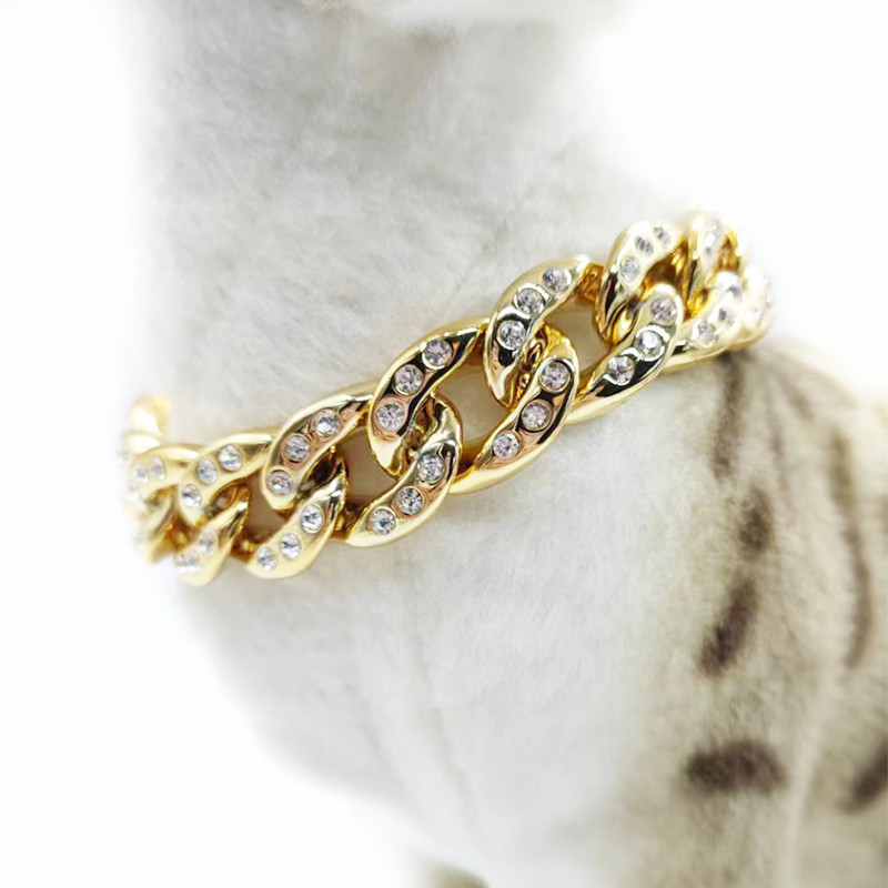 Dijamantna ogrlica za pse, mačke, nakit, luksuzni blistavi kamenčići, mačje ogrlice za mačke, male srednje pse, psiće, odjeća, dodaci za kostime