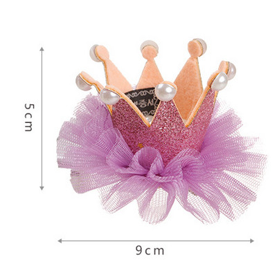 Kućni ljubimac Pas Ukosnica Sweet Princess Crown Mačka Šešir Kapa Rođendanska zabava Cosplay Pet Kapa Pokrivala za glavu Mačke Mačići Štene Pokrivala za glavu Dodaci