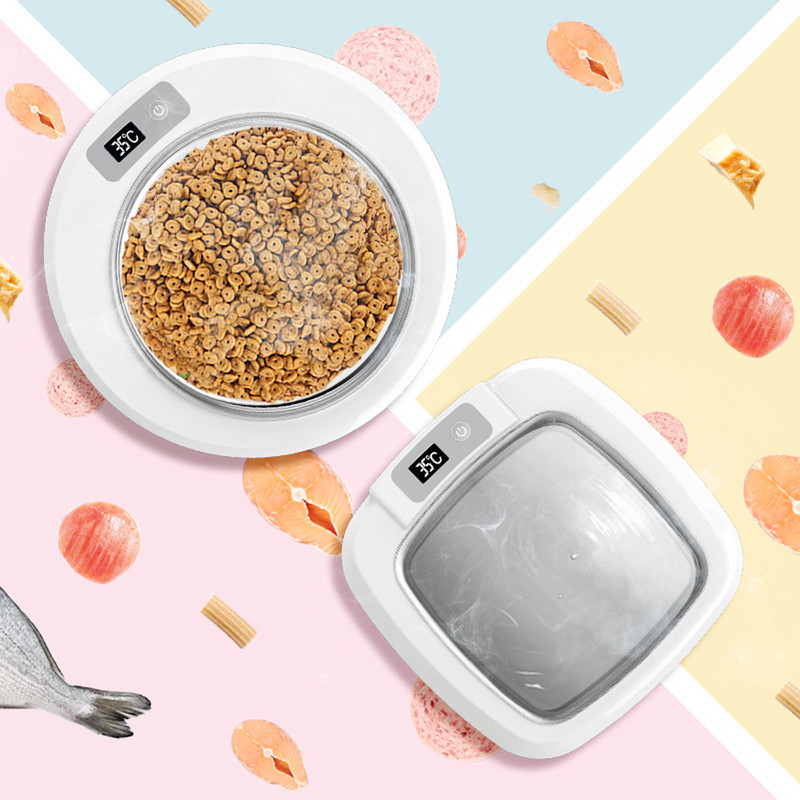 Încălzirea hranei pentru animale de companie Menține temperatura constantă Hrănitor de apă pentru pisici și câini Bol din oțel inoxidabil Încălzire pentru animale de companie Hrănitor cu apă