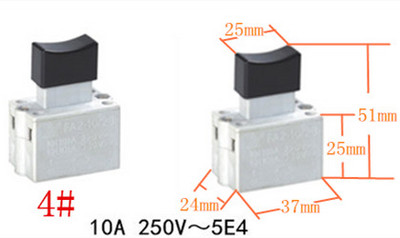 Miniatuurse elektritööriista lüliti kiiruse reguleerimise päästiku nupp nurklihvija elektrilise löökpuurimisseadme tarvikutele