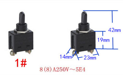 Miniatuurse elektritööriista lüliti kiiruse reguleerimise päästiku nupp nurklihvija elektrilise löökpuurimisseadme tarvikutele