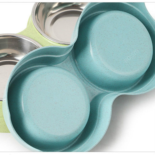 Neslīdoši dubultie lolojumdzīvnieku bļodas Mājsaimniecības barība Ūdens padeves ierīce Kaķu kucēnu barošana Mājdzīvnieku piederumi Suņu piederumi Nerūsējošais tērauds