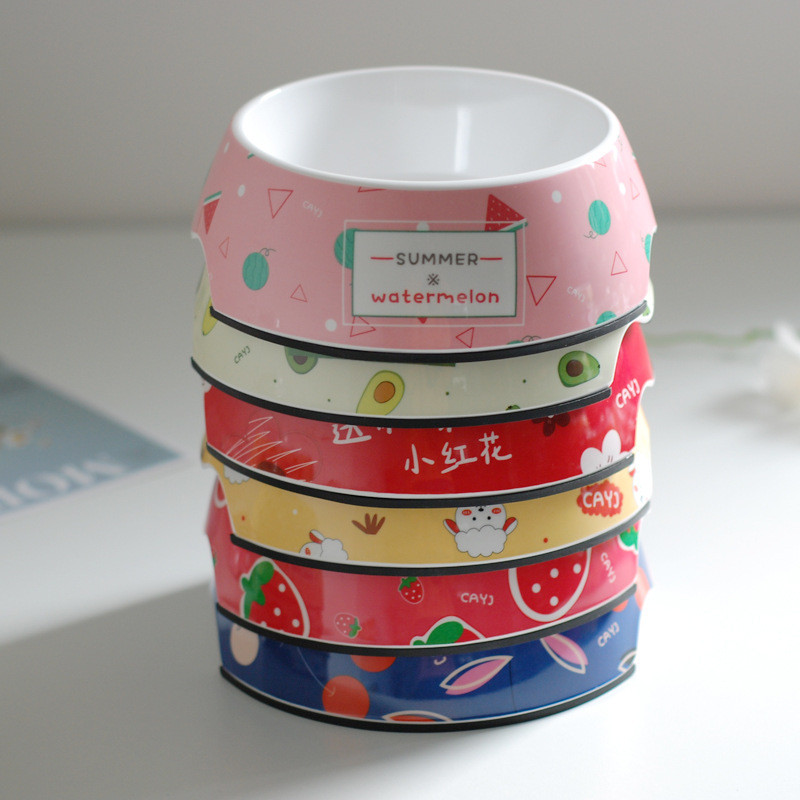 Lemmikloom Kassi kauss Kutsikas kass Roostevabast terasest toidukauss topelt melamiinist koerakauss koerakauss ümberminekuvastane joogikauss lemmikloomatarbed