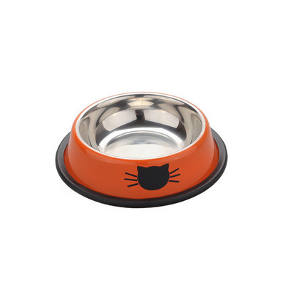 Posuda za vodu od nehrđajućeg čelika, otopina za hranjenje pasa i mačaka, dvostruka zdjela, stol za hranjenje pasa i mačaka za kućne ljubimce