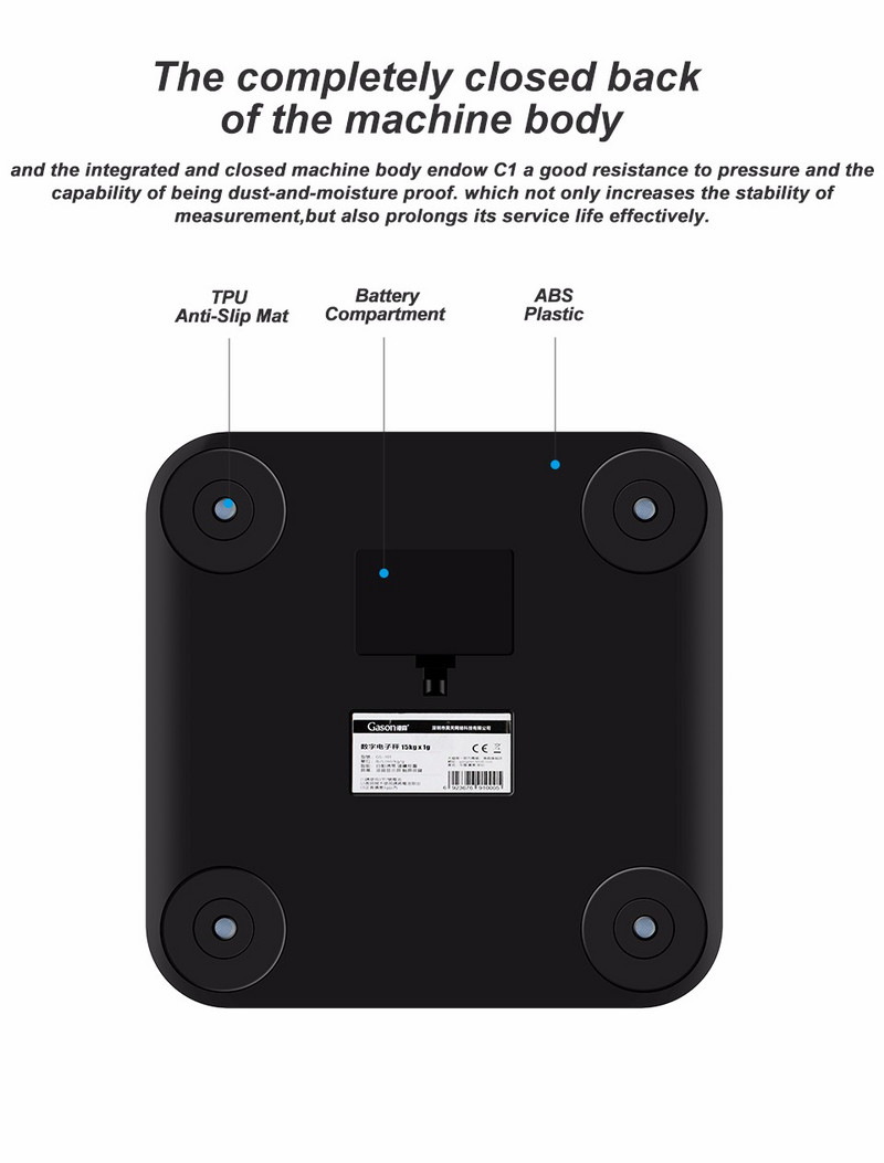 Karstie GASON C1 digitālie virtuves svari elektroniskie pārtikas svari rūdīta stikla svēršanas svari LCD augstas precizitātes mērīšanas instrumenti 15 kg