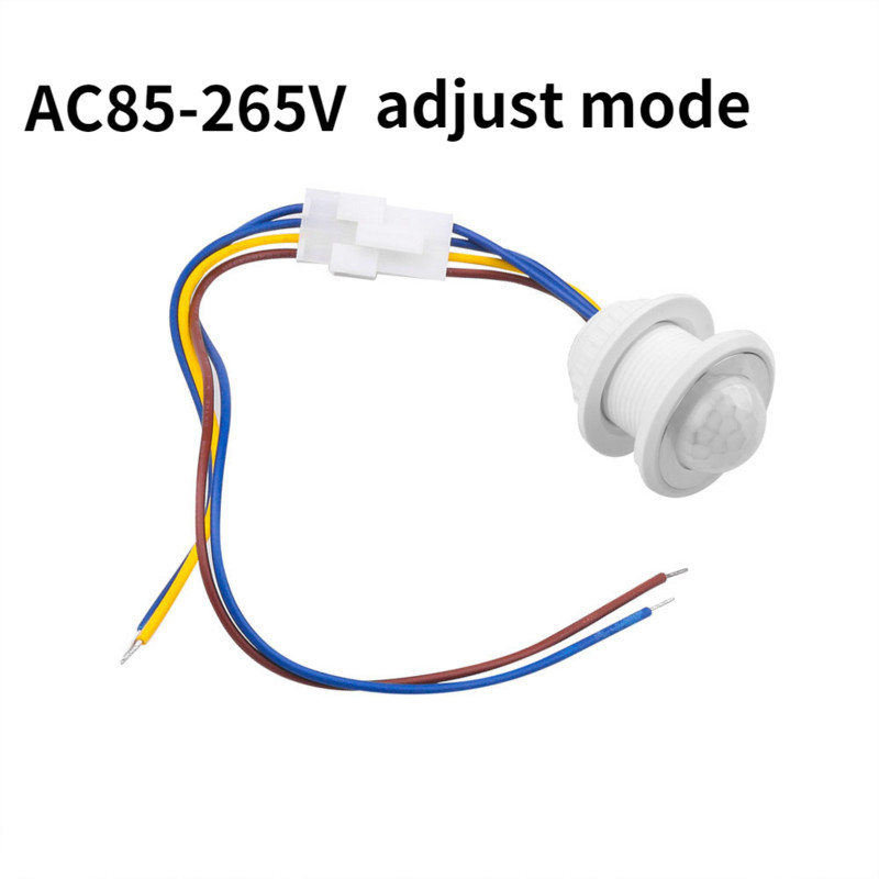 DC5V 12V 24V PIR liikumisanduri valguslüliti 220V 110V viivitus/režiimi reguleerimine infrapuna Inimkeha liikumisanduri automaatjuhtimine