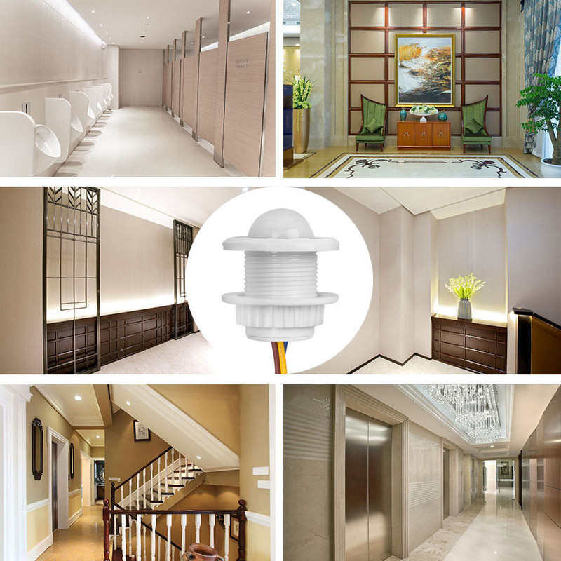 DC5V 12V 24V PIR liikumisanduri valguslüliti 220V 110V viivitus/režiimi reguleerimine infrapuna Inimkeha liikumisanduri automaatjuhtimine