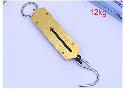 12 kg 25 kg 50 kg 100 kg 150 kg Prtljažna opružna vaga Ribolovna putna vaga Mehanička viseća vaga s udicom Prijenosno vaganje