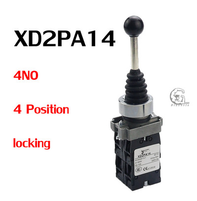 4NO 4 položaja križnog preklopnog prekidača XD2PA14 XD2PA24 upravljačke palice /2NO 2 položaja preklopnog prekidača XD2PA12 XD2PA22
